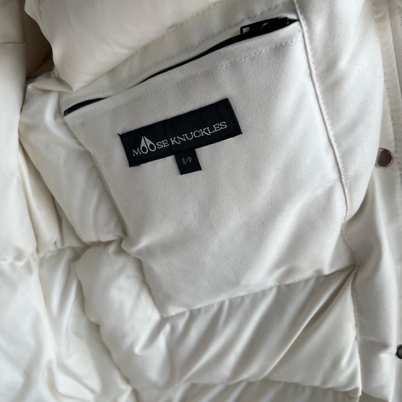 Authentic Moose Knuckles limited edition Down long parka hoody with real Fur - Picture 17 of 17